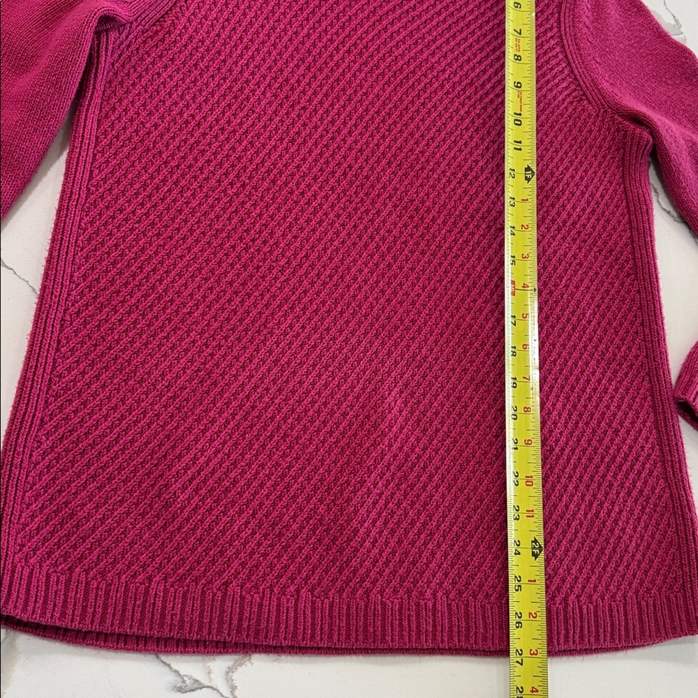 Talbots Warm Pink Sweater with Shoulder Buttons - Picture 10 of 10